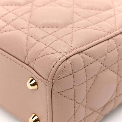 Christian Dior Lambskin Cannage Mini Lady Dior Fard 14 of 14