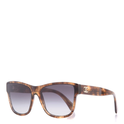Chanel Acetate Butterfly Sunglasses 5386 Dark Tortoise 1 of 8