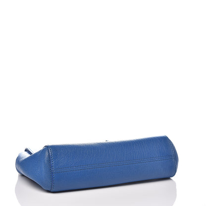 Mulberry Glossy Goatskin Small Lily Flap Bluebell Blue 3 of 12