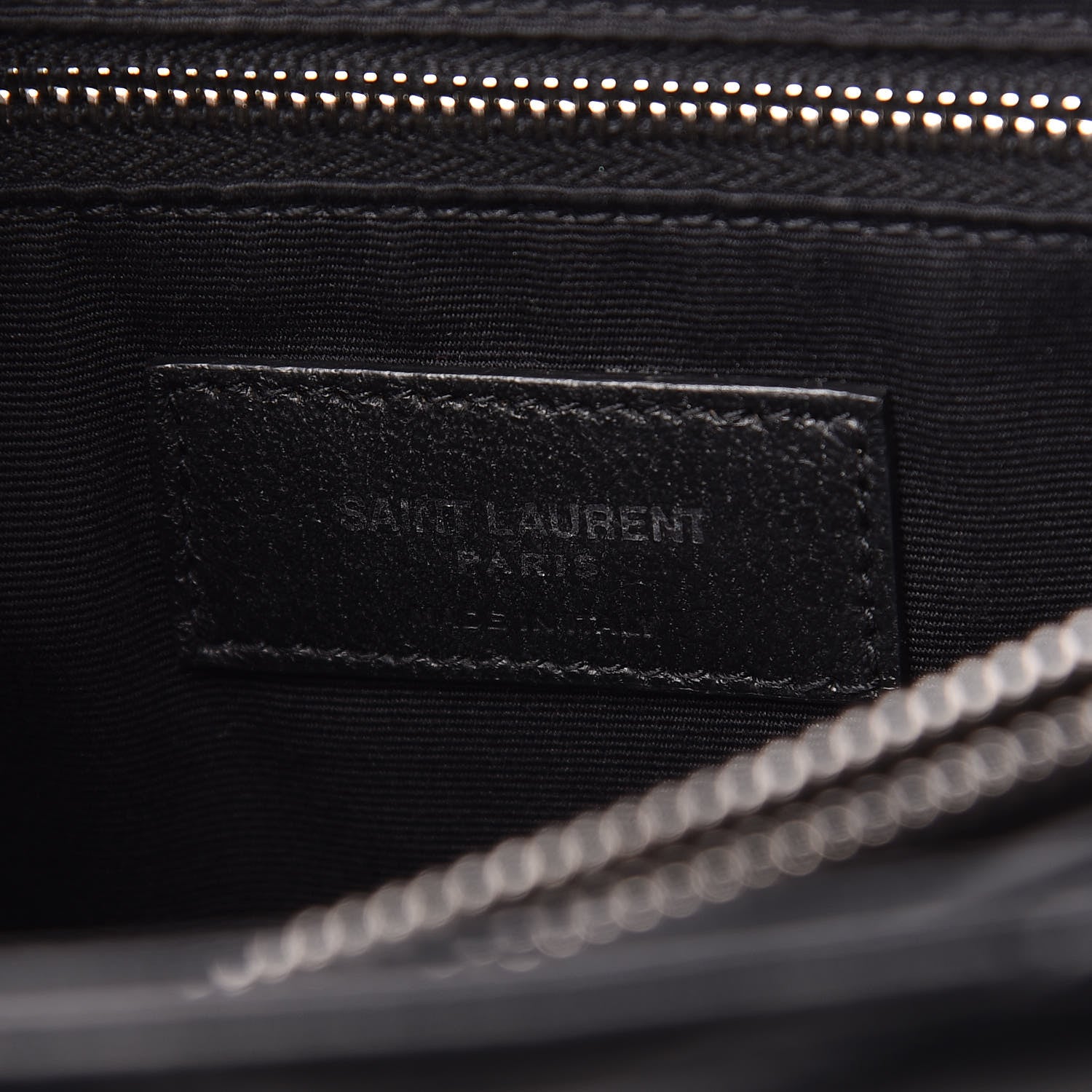 Saint Laurent Calfskin Y Quilted Monogram Large Loulou Chain Satchel Black 8 of 10
