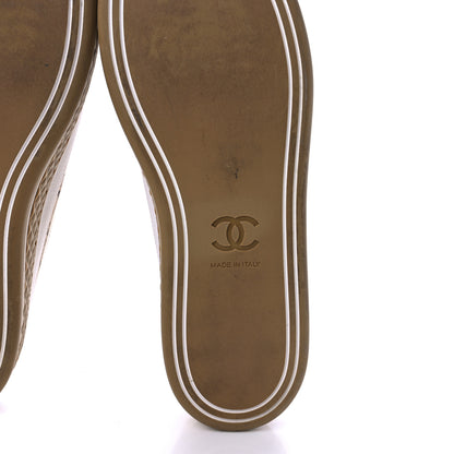 Chanel Cork Jetty Sneaker 41 Brown White 8 of 10