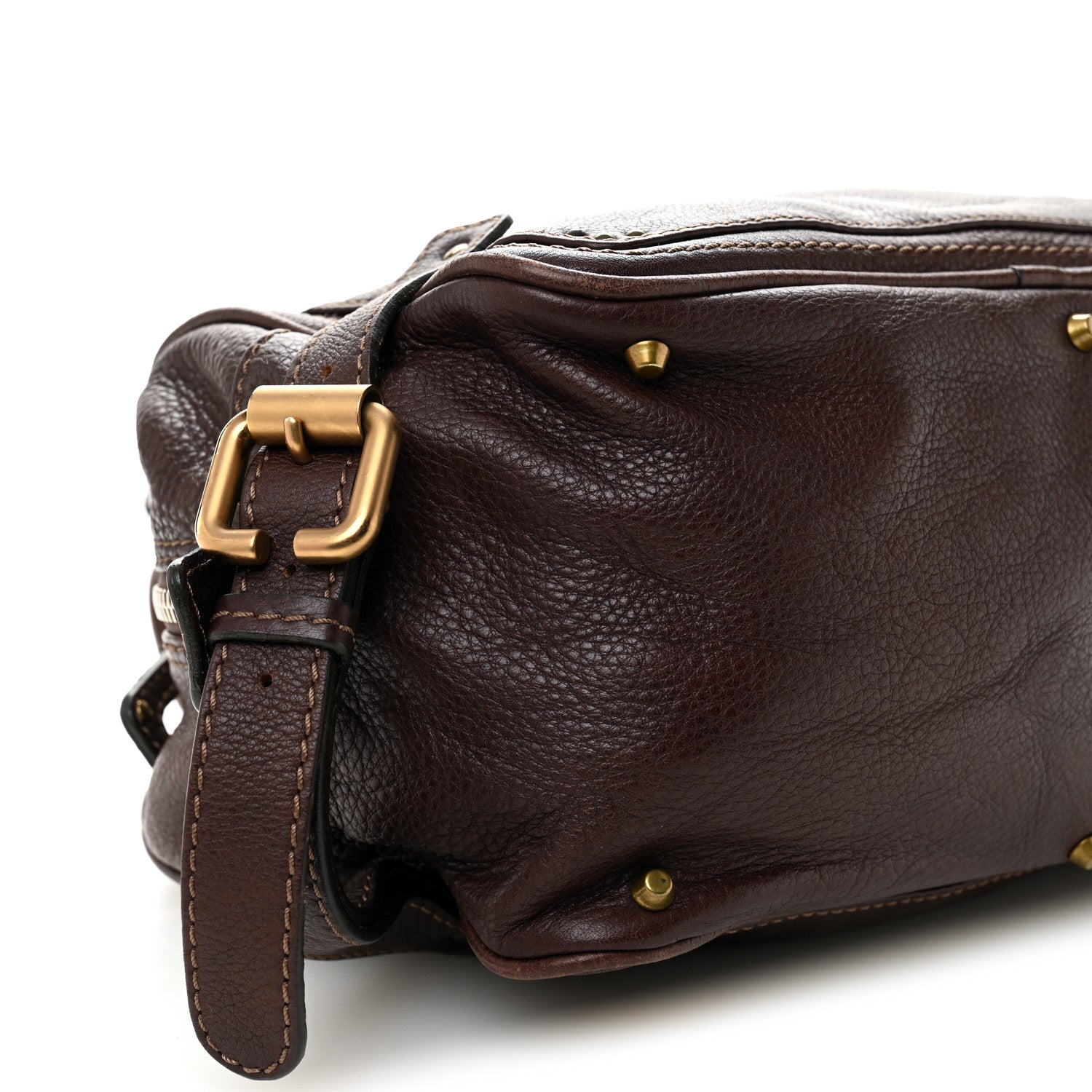Chloe Calfskin Small Paddington Satchel Brown 9 of 12
