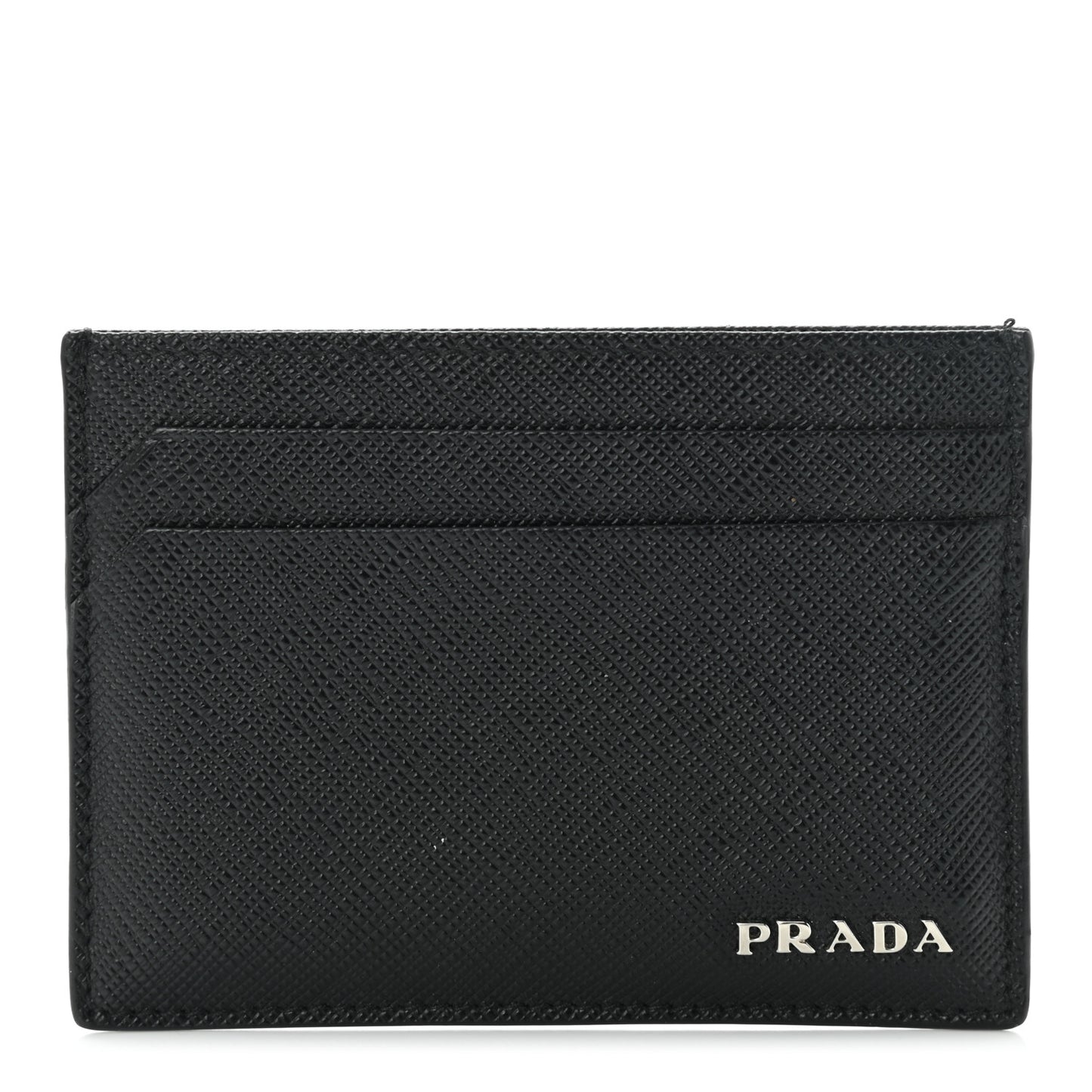Saffiano Card Case Black