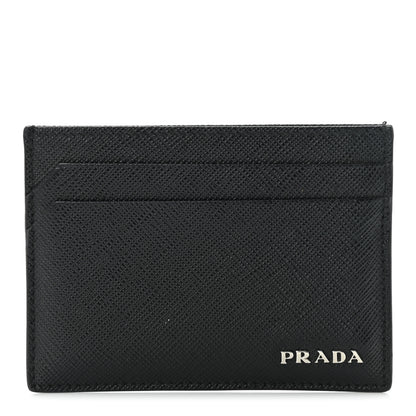 Prada Saffiano Card Case Black 1 of 8