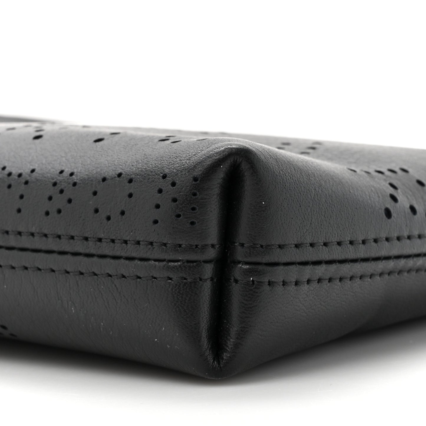 Calfskin Eyelets Clutch