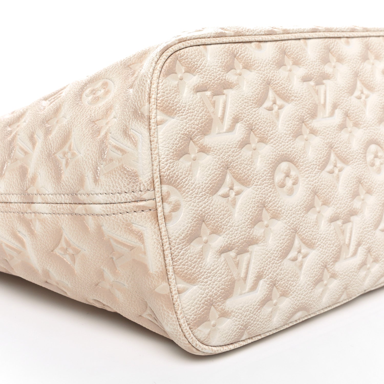 Louis Vuitton Empreinte Monogram Summer Stardust Neverfull MM Beige Clair 9 of 10