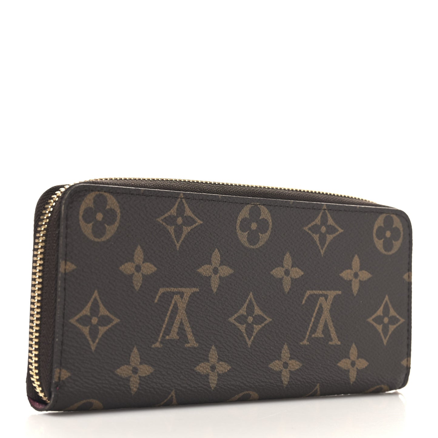 Monogram Clemence Wallet Fuchsia