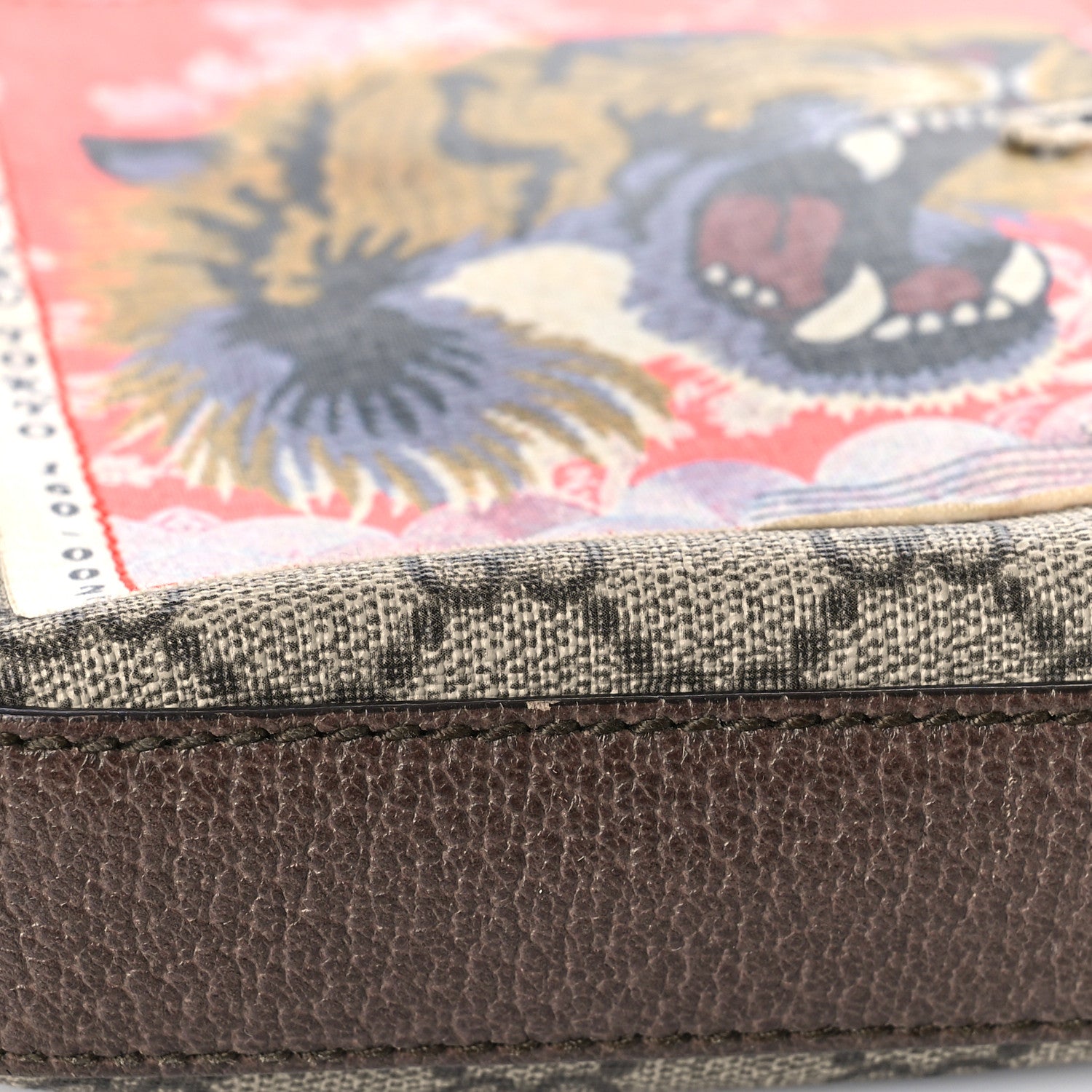Gucci Soft GG Supreme Monogram Courrier Web Medium Flat Messenger Bag Beige New Acero Multicolor 10 of 10