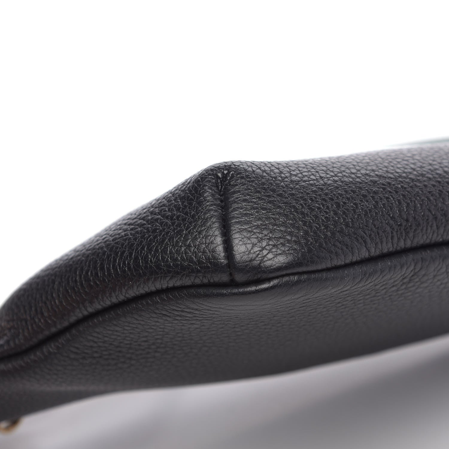 Gucci Grained Calfskin Small Logo Belt Bag Black 9 of 10