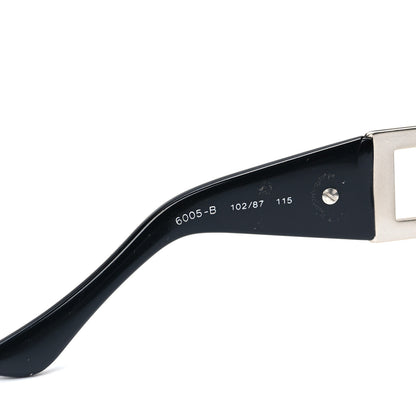 Bulgari Crystal Sunglasses 6005-B Black 6 of 6