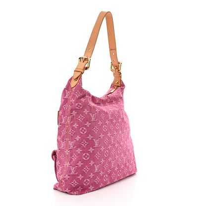 Louis Vuitton Denim Baggy PM Fuchsia 3 of 15