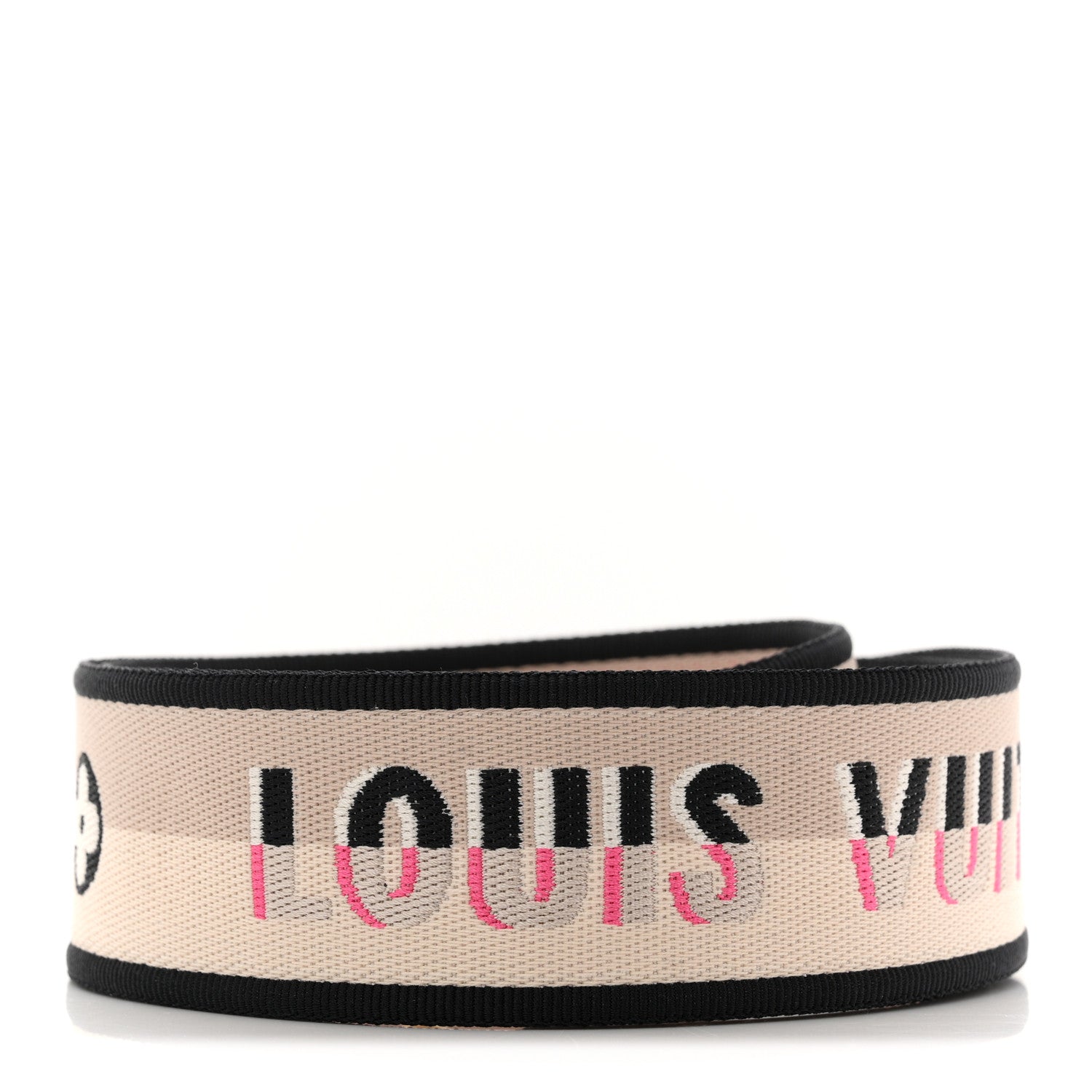 Louis Vuitton Jacquard Speedy Bandouliere 20 Shoulder Strap Black 2 of 3