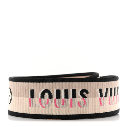Louis Vuitton Jacquard Speedy Bandouliere 20 Shoulder Strap Black 2 of 3