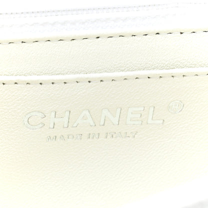 Chanel Caviar Quilted Jumbo Single Flap White 6 of 9