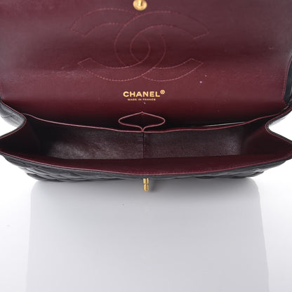 Chanel Lambskin Quilted Jumbo Double Flap Black 4 of 21