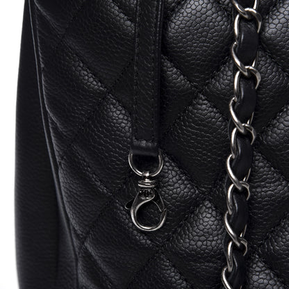 Chanel Caviar Quilted Urban Companion Shopping Tote Black 10 of 12