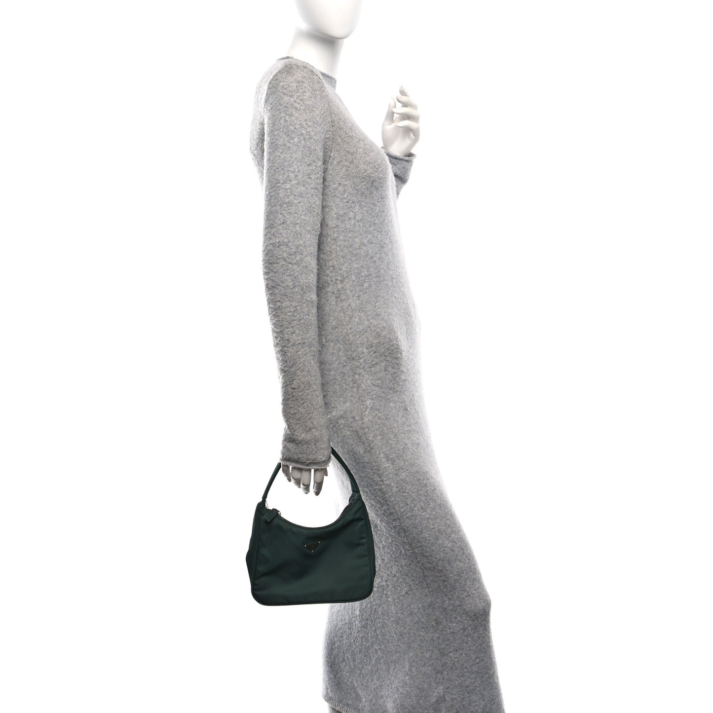 Nylon Mini Shoulder Bag Smeraldo