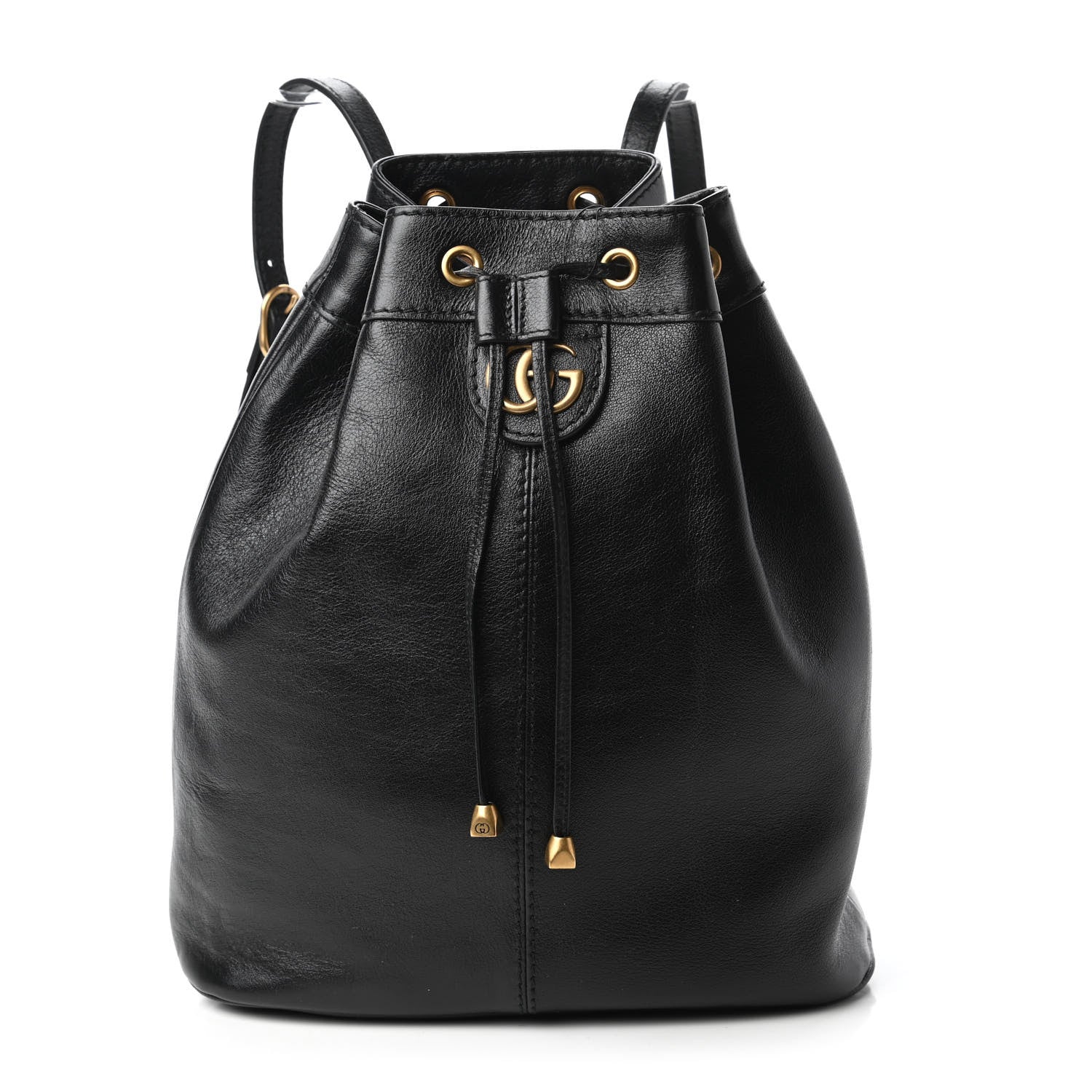 Gucci Piuma Lux Energy Medium Re(Belle) Convertible Bucket Bag Black 1 of 12