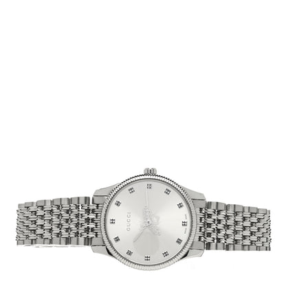 Gucci Stainless Steel 29mm G-Timeless Bee Quartz Watch 2 of 5
