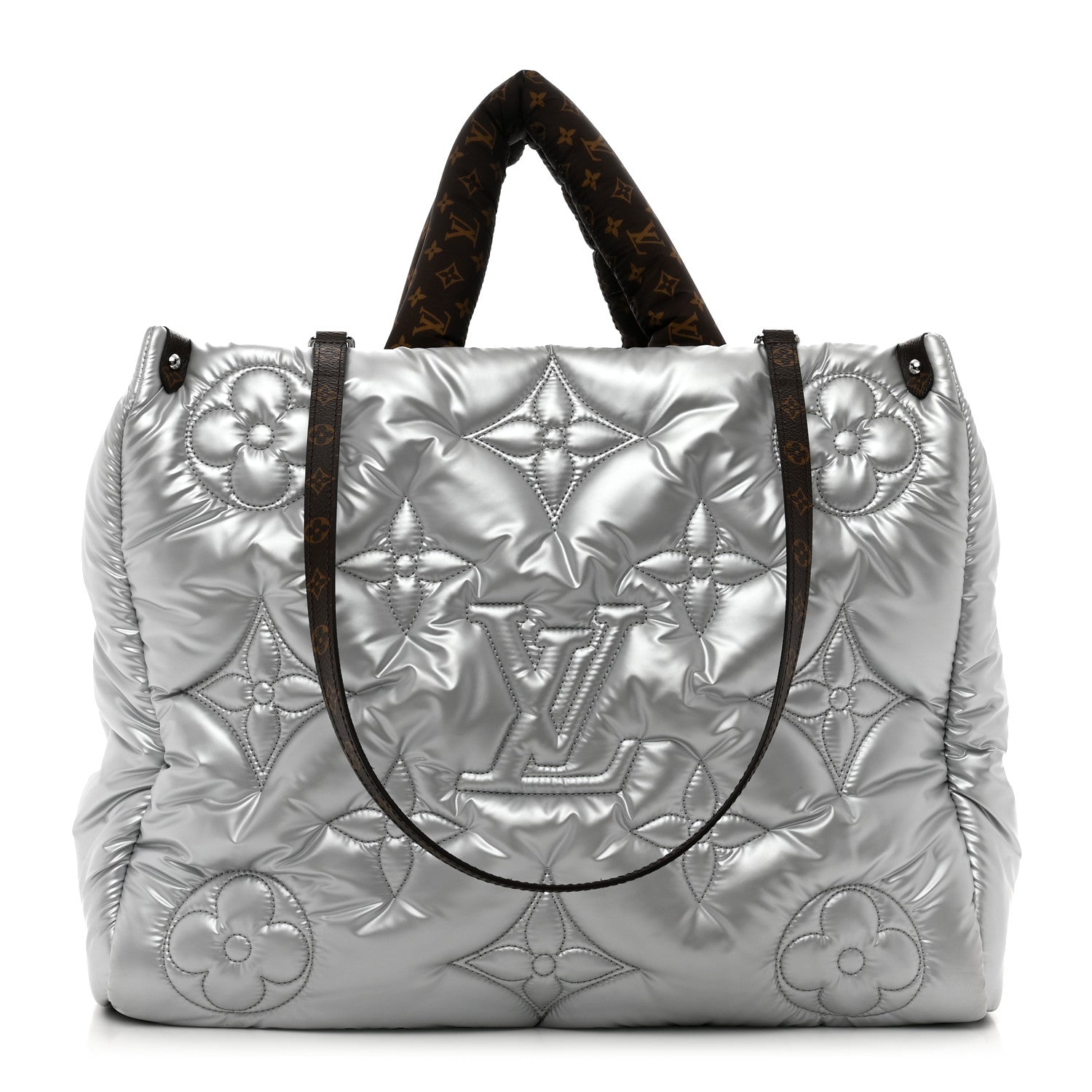 Louis Vuitton Econyl Monogram Pillow Giant Onthego GM Silver 1 of 9
