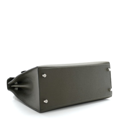 Hermes Epsom Kelly Sellier 28 Vert De Gris 4 of 18