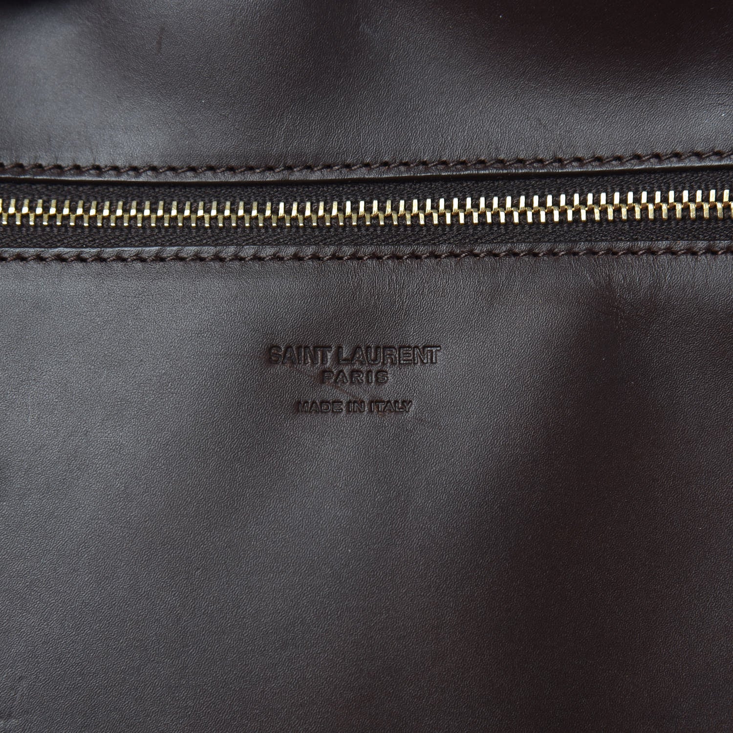 Saint Laurent Raffia Calfskin Medium Panier Tote 6 of 8