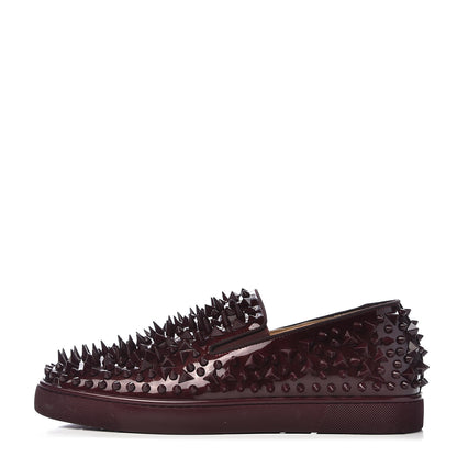 Christian Louboutin Patent Mens Roller Boat Pik Pik Flat Sneakers 43 Orthodoxe 1 of 13
