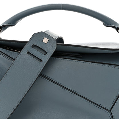 Loewe Calfskin Small Puzzle Bag Stone Blue 8 of 14