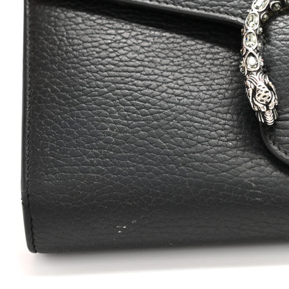 Gucci Calfskin Mini Dionysus Chain Wallet Black 10 of 12