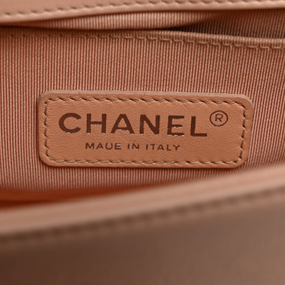 Chanel Lambskin Quilted Boy Flap Light Pink 6 of 18