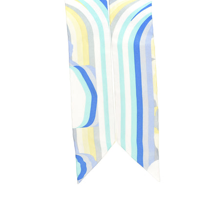 Hermes Silk Brides De Gala Shadow Twilly Gris Jaune Soufre 2 of 6