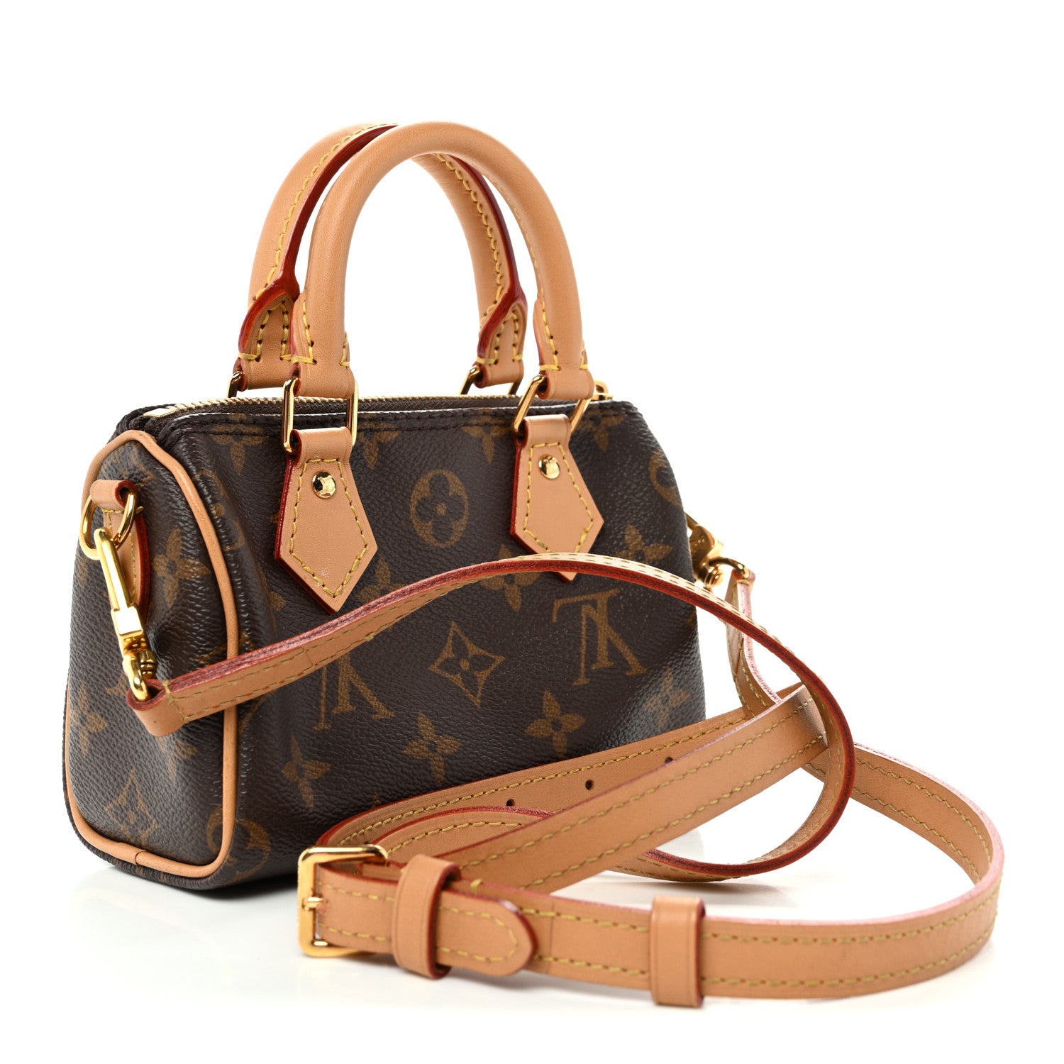 Louis Vuitton Monogram Nano Speedy Bandouliere 3 of 12