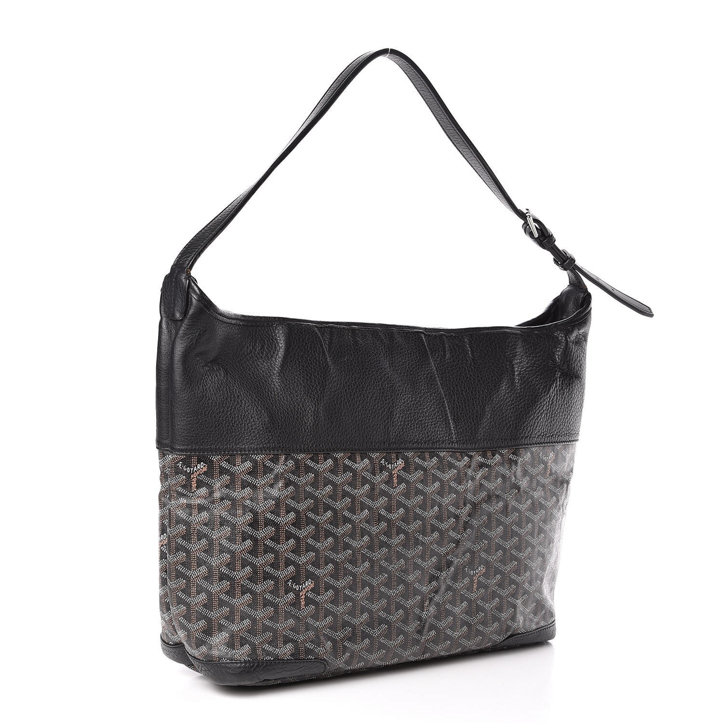 Goyardine Grenadines Hobo Black