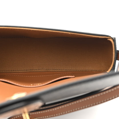 Celine Triomphe Canvas Calfskin Tabou Clutch on Strap Tan 5 of 10