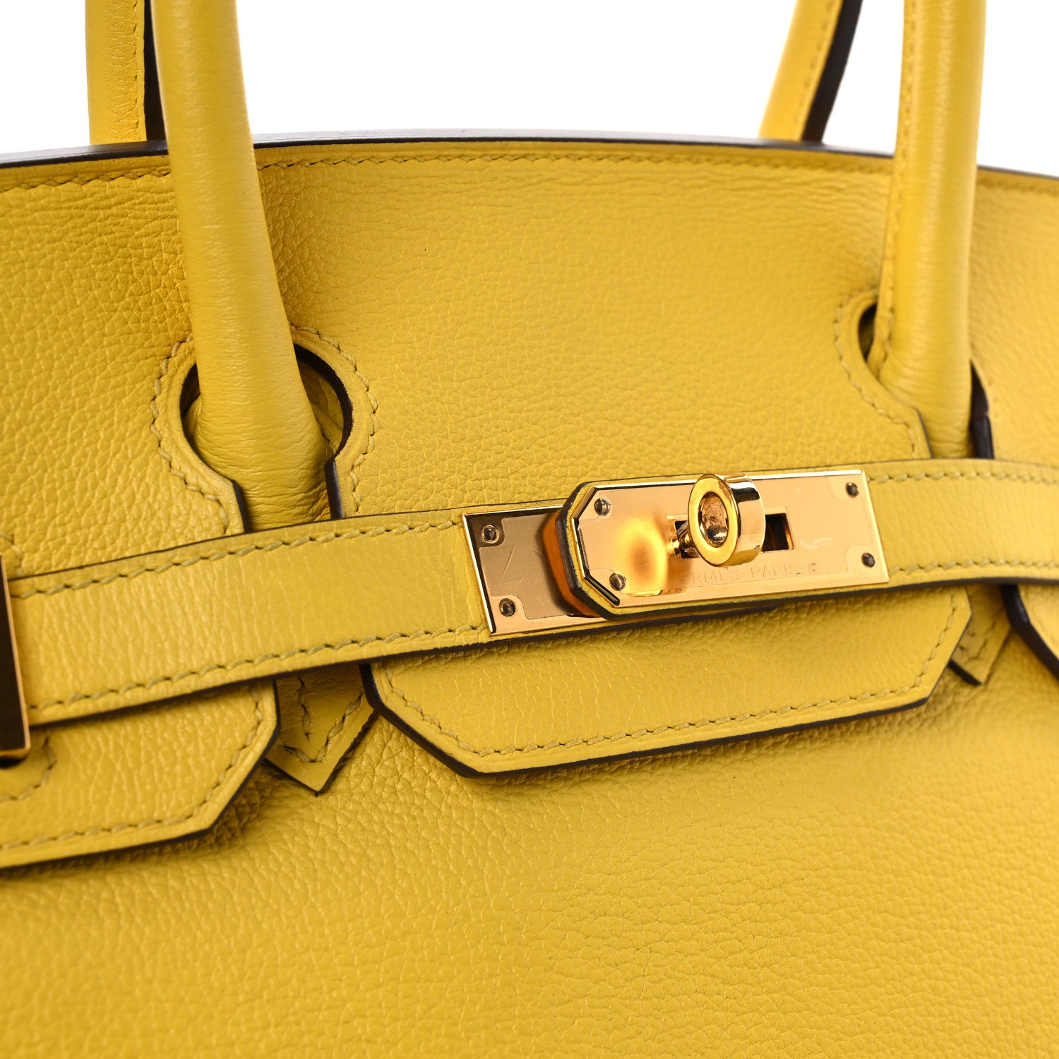 Hermes Taurillon Novillo Birkin 30 Jaune De Naples 11 of 14