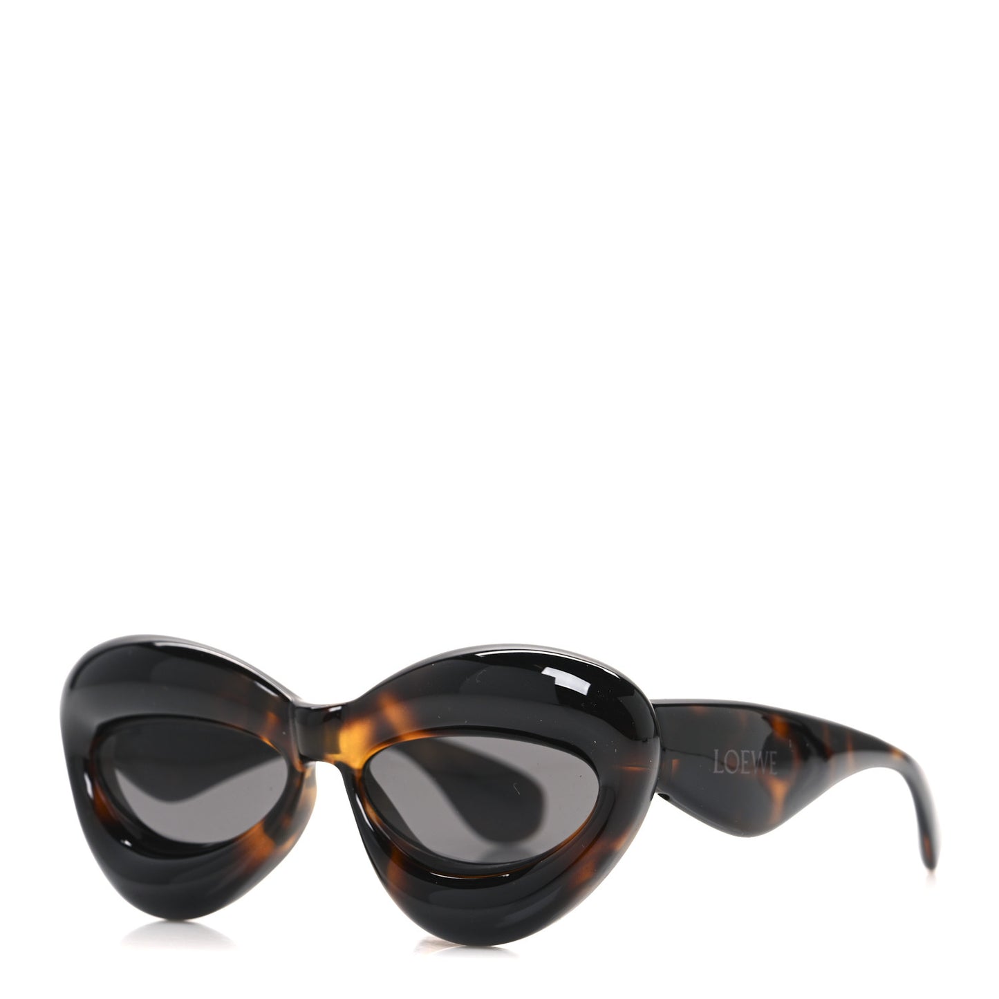 Acetate Inflated Cat-Eye Sunglasses LW40097I Tortoise