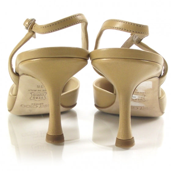 Jimmy Choo Leather Slingback Pumps 36 3 of 6