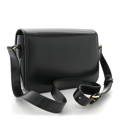 Celine Shiny Calfskin Medium Triomphe Black 3 of 11