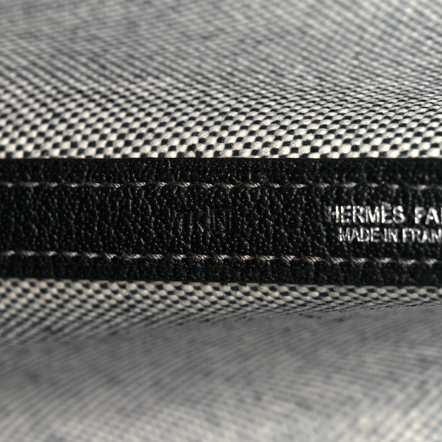 Hermes Buffle Skipper Toile Garden Party 36 MM Tote Black 7 of 9