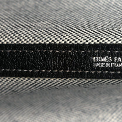 Hermes Buffle Skipper Toile Garden Party 36 MM Tote Black 7 of 9