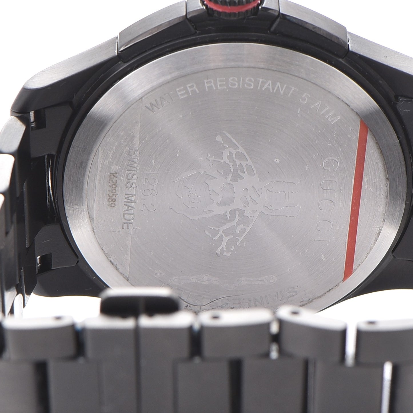 PVD Stainless Steel 44mm G-Timeless Chronograph Quartz Watch Black