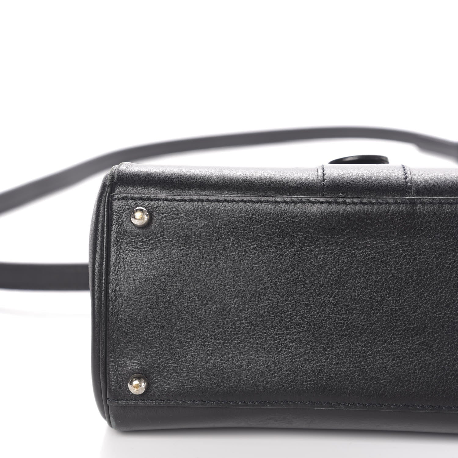Delvaux Calfskin Mini Brillant Satchel Black 13 of 13