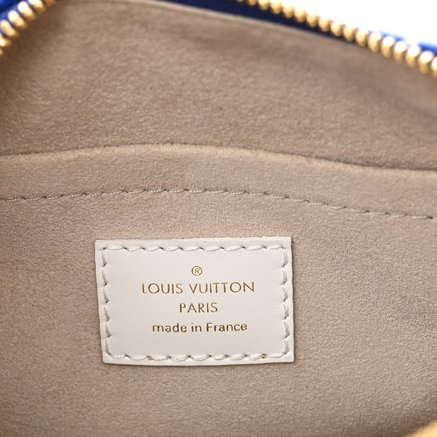 Jacquard Velvet Monogram LV Match Speedy Bandouliere 20 Blue