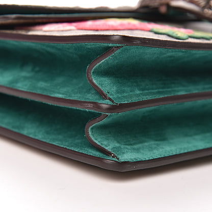 Gucci GG Supreme Monogram Embroidered Medium Dionysus Shoulder Bag Emerald 8 of 11