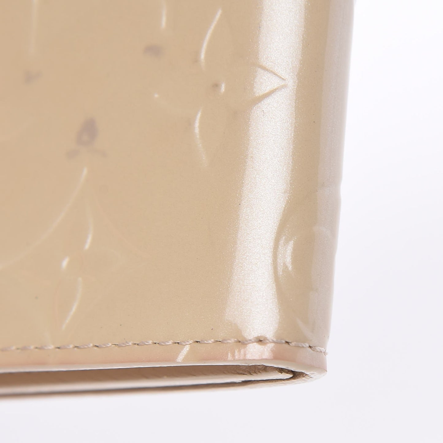 Vernis Business Card Holder Blanc Corail