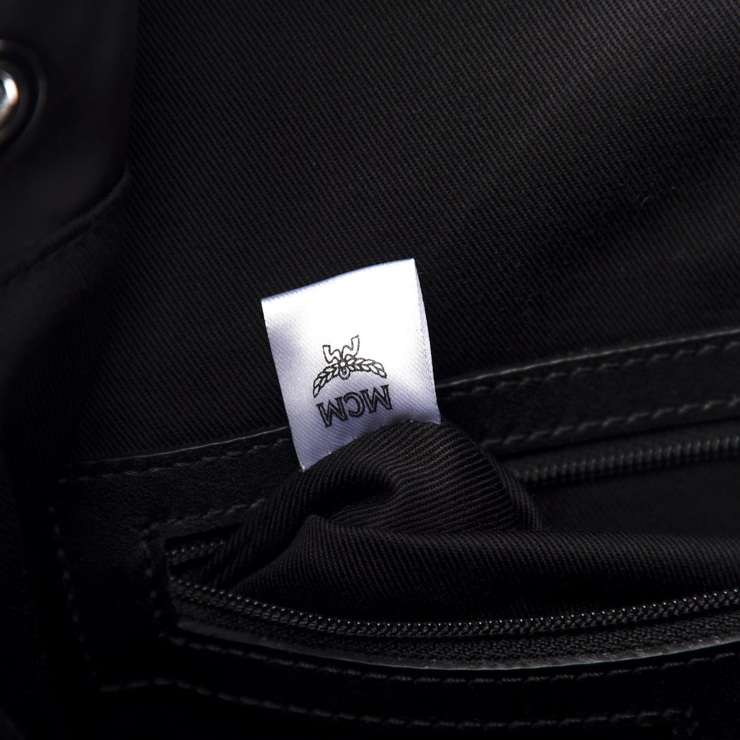 Nylon Monogram Small Tivitat Two-Pocket Backpack Black