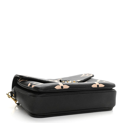 Louis Vuitton Empreinte Monogram Giant Pochette Metis Black Beige 4 of 9