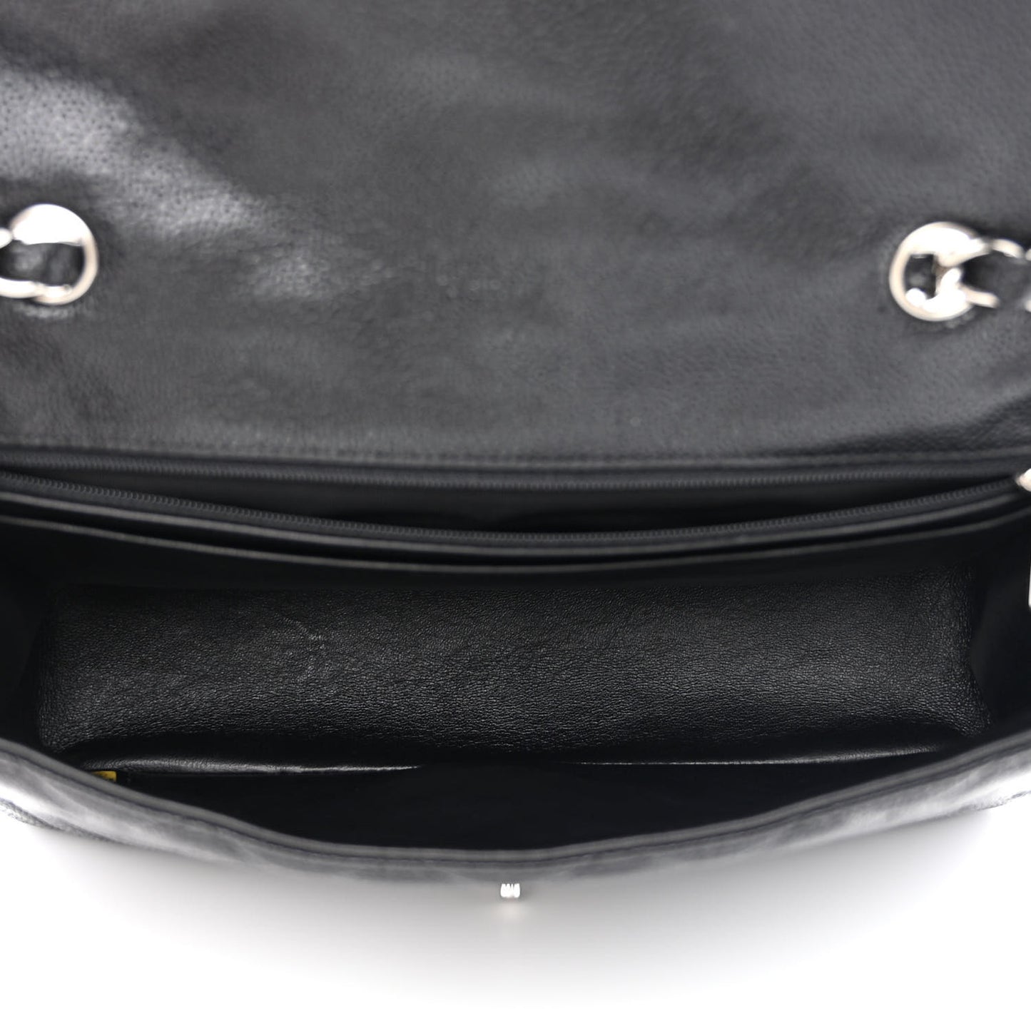 Caviar Quilted Jumbo Single Flap Black