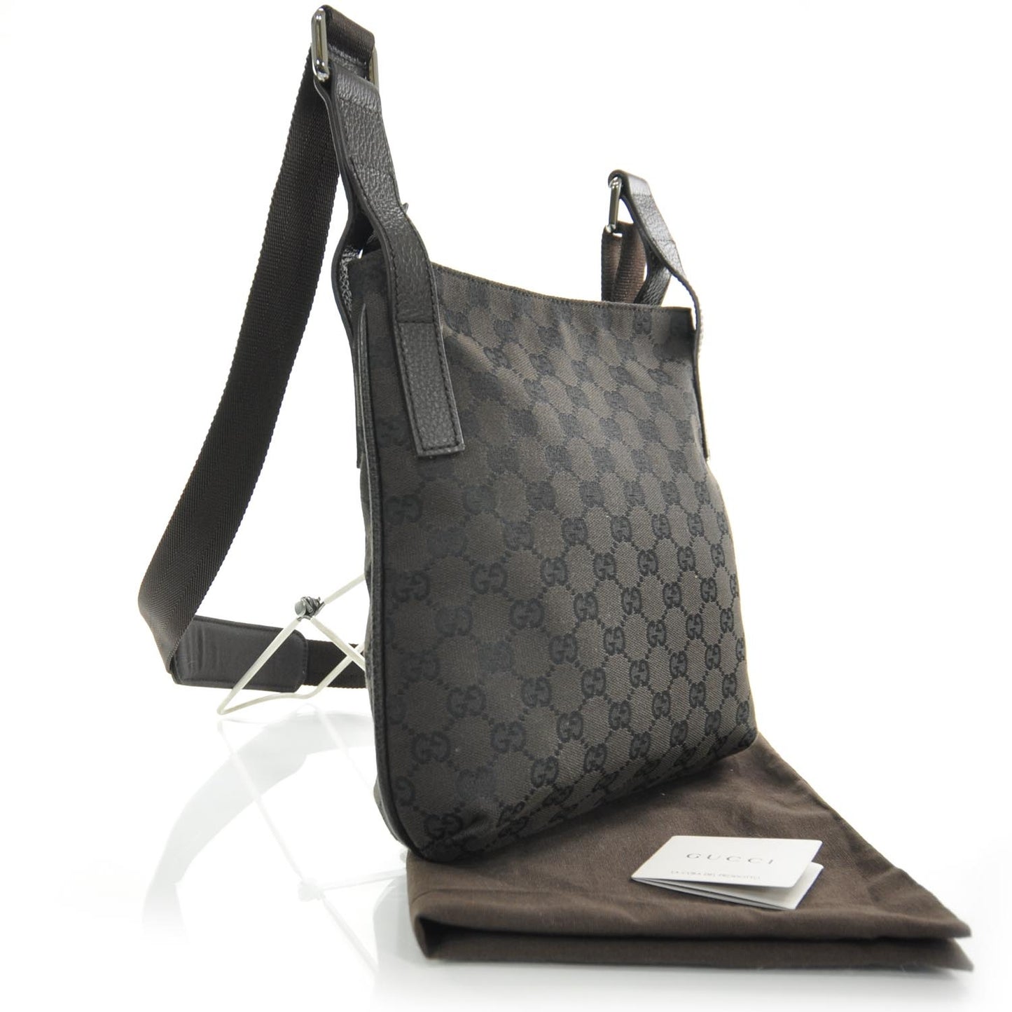 Monogram Messenger Bag Brown