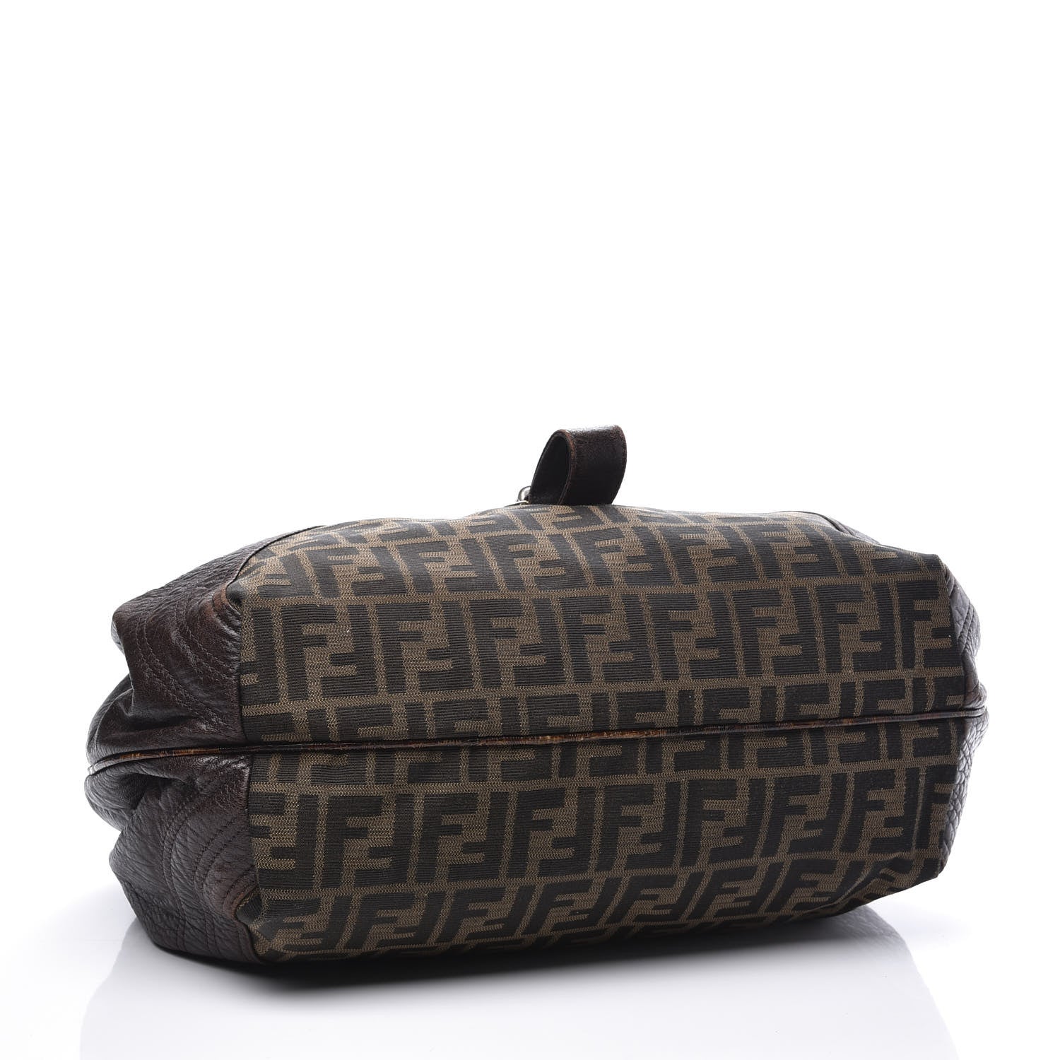 Fendi Zucca Nappa Nuvolata Vitello Tortuga Spy Tobacco Moro 3 of 12